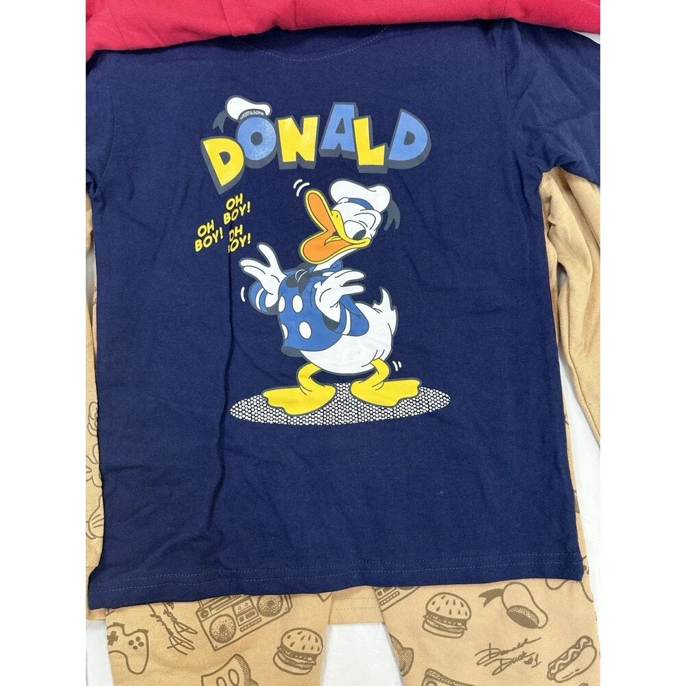 Disney junior Mickey Mouse 4 PC Set  3 Tee And Pants Size 6